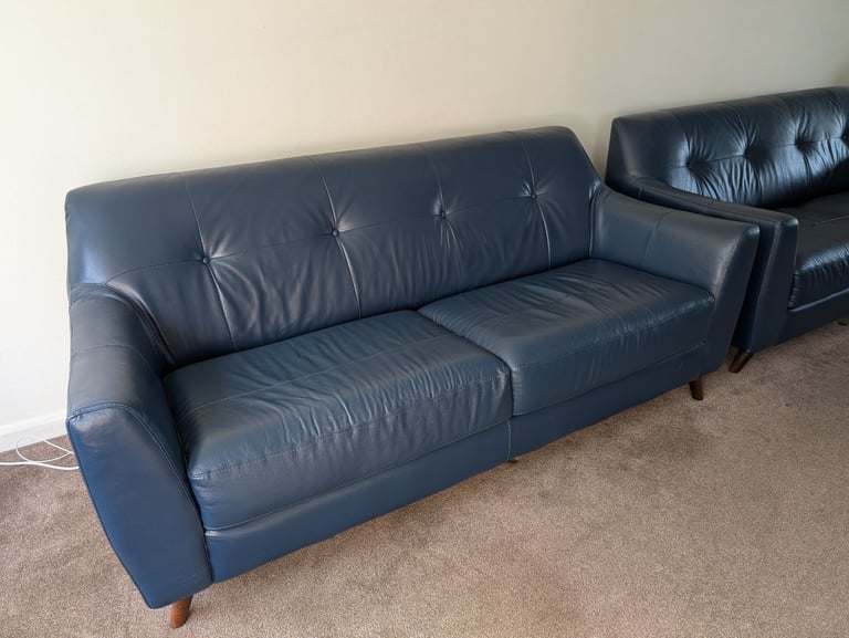 Leather sofas 2 available £300 each