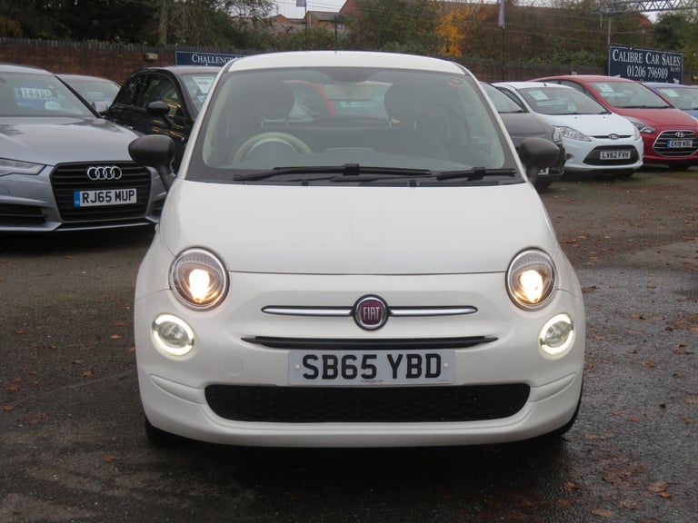 2015 Fiat 500 1.2 Pop 3dr Manual White HATCHBACK Petrol Manual