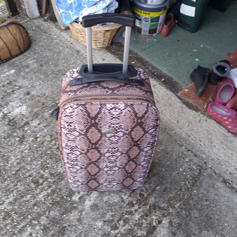 For Sale Hardly Used Animal Print Cabin Trolley Suitcase