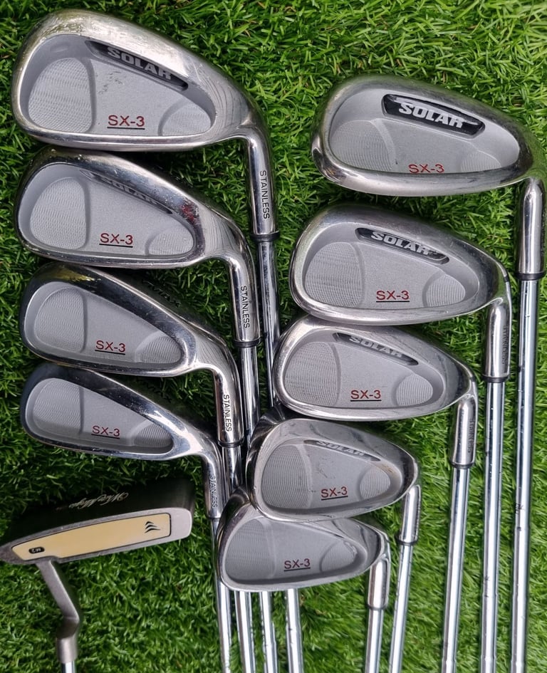 SKYMAX 3-SW, woods 1-3-5, Vantage soft-face putter, SKYMAX trolley bag & EXTRA's