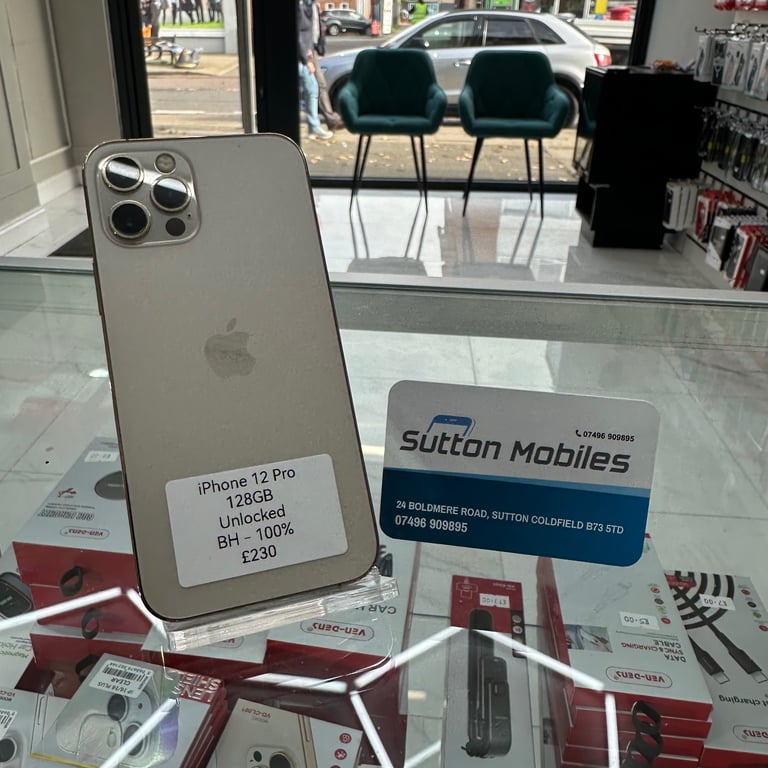 image for iPhone 12 Pro 128GB Unlocked 100%🔋