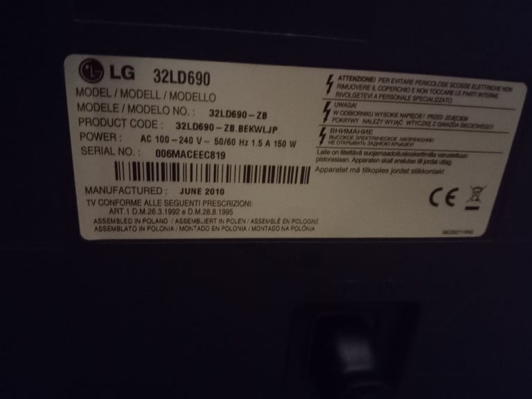 image for TV 32'' LG Fully Working Good Condition 