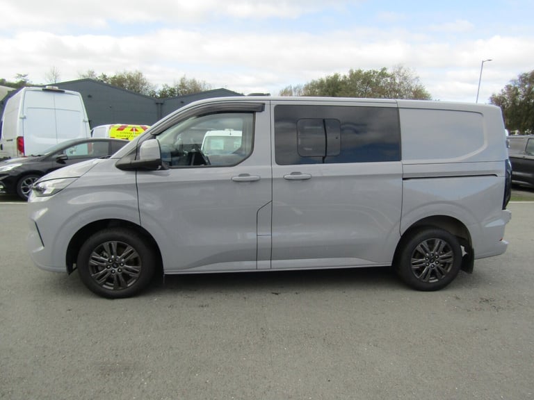 2025 Ford Transit Custom 2.0D EcoBlue 170ps H1 Double Cab Van Limited Auto Crew Bus Diesel Automatic