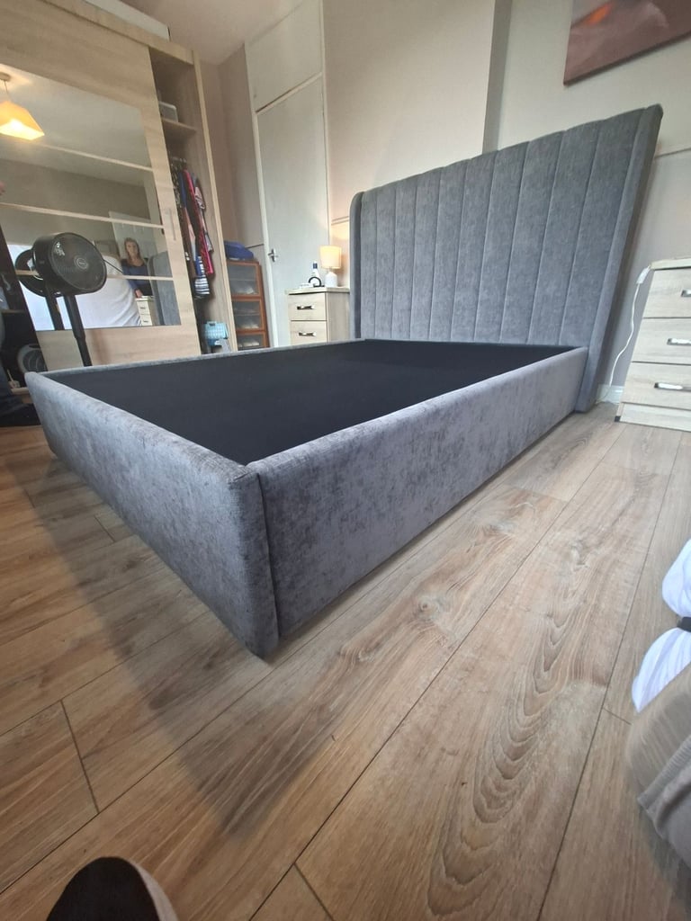 New strong ottoman storage double bed 