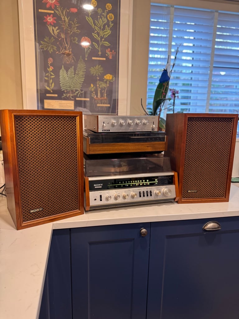image for Retro Vintage Collectible Rare Sony Hi Fi System 