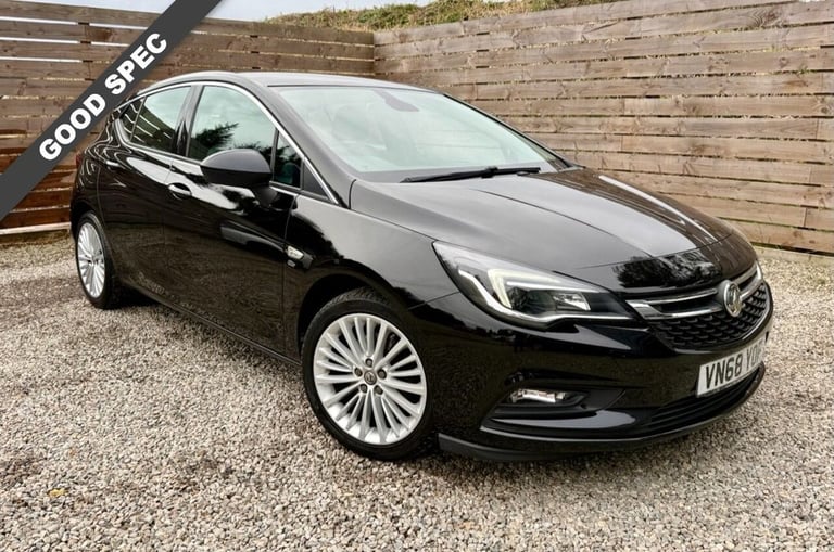 2018 68 VAUXHALL ASTRA 1.6I TURBO GPF ELITE NAV HATCHBACK 5DR PETROL MANUAL EURO