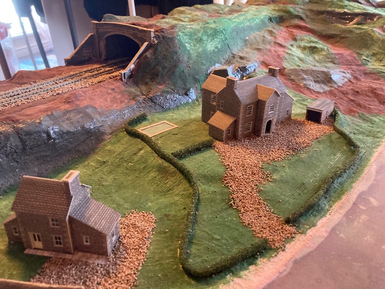 N gauge model railway layout