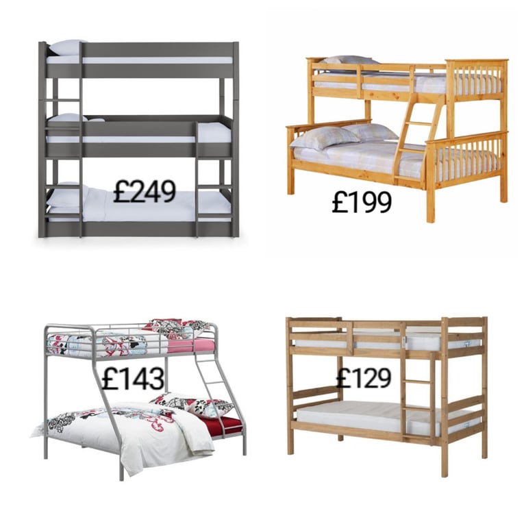 Selection of bunk bed with or without mattress | in Belfast City Centre,  Belfast | Gumtree