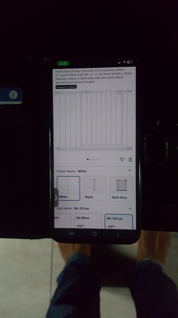 Brand  New  Hauck  Pressure  Fit  Baby  Gate. 