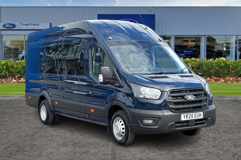 image for 2025 Ford Transit 460 Leader L4 H3 ELWB High Roof 17 Seat Minibus RWD 2.0 EcoBlue 165ps, PRIV Min...