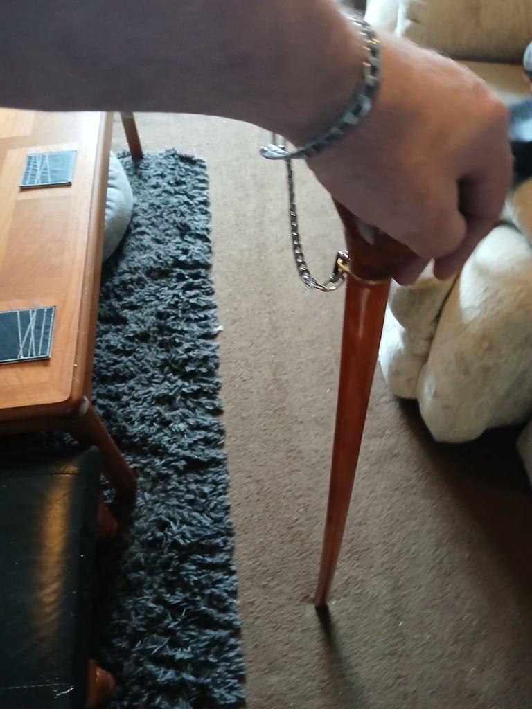 Handmade walking stick