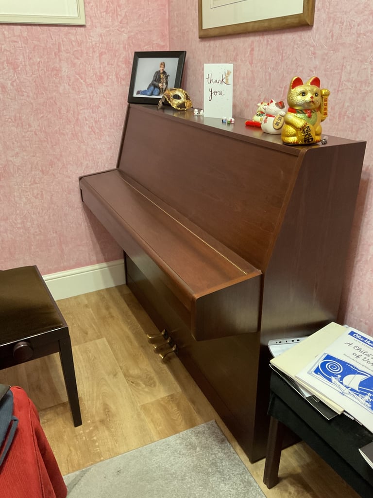 Broadwood St James Mahogany Satin finish Upright Piano