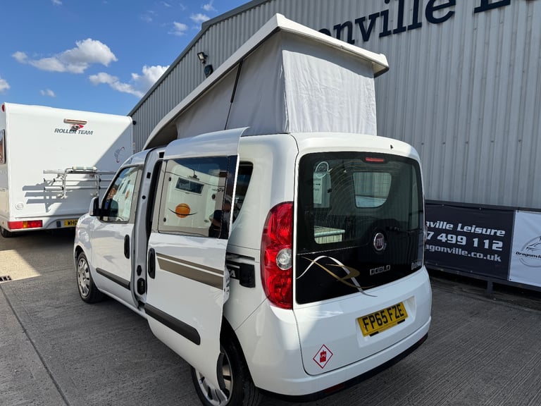 2015 (65)reg Fiat Doblo 1.6 M-Jet Camper Van - 1 Owner - 15250 miles