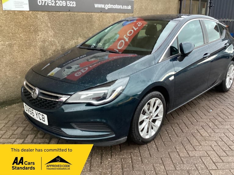  Vauxhall Astra 1.6 CDTi ecoFLEX Design Euro 6 (s/s) 5dr Diesel Manual