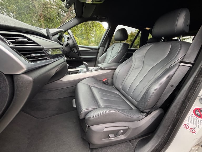 2014 BMW X5 3.0 xDrive 255 BHP 30d M Sport Performance White Auto 7 Seater FSH