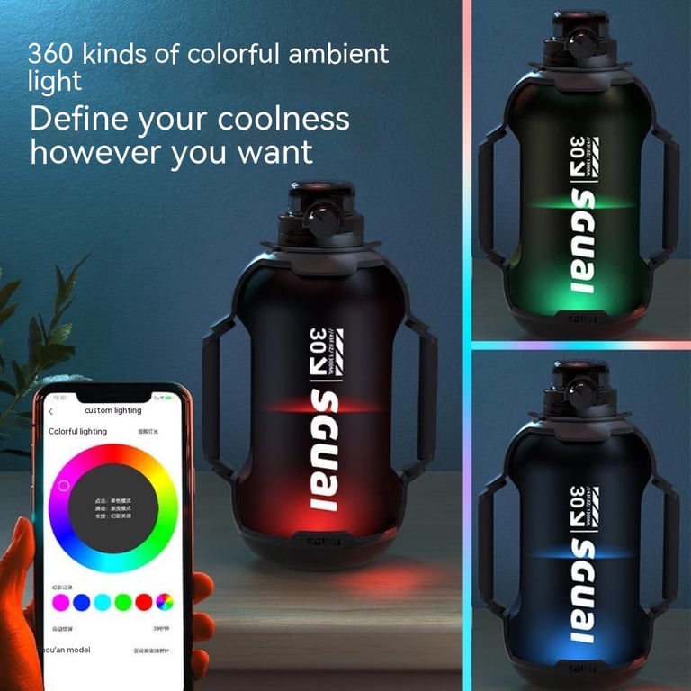 Smart Sports Bottle T30 – Fitness drinking bottle with display