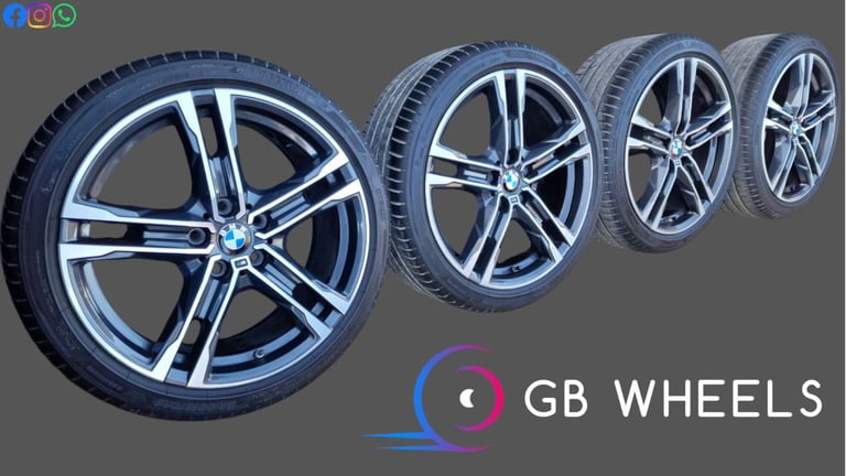 Genuine BMW 556M 18&quot; Alloy Wheels M135i 1 2 Series F40 F44 F45 F46 G42