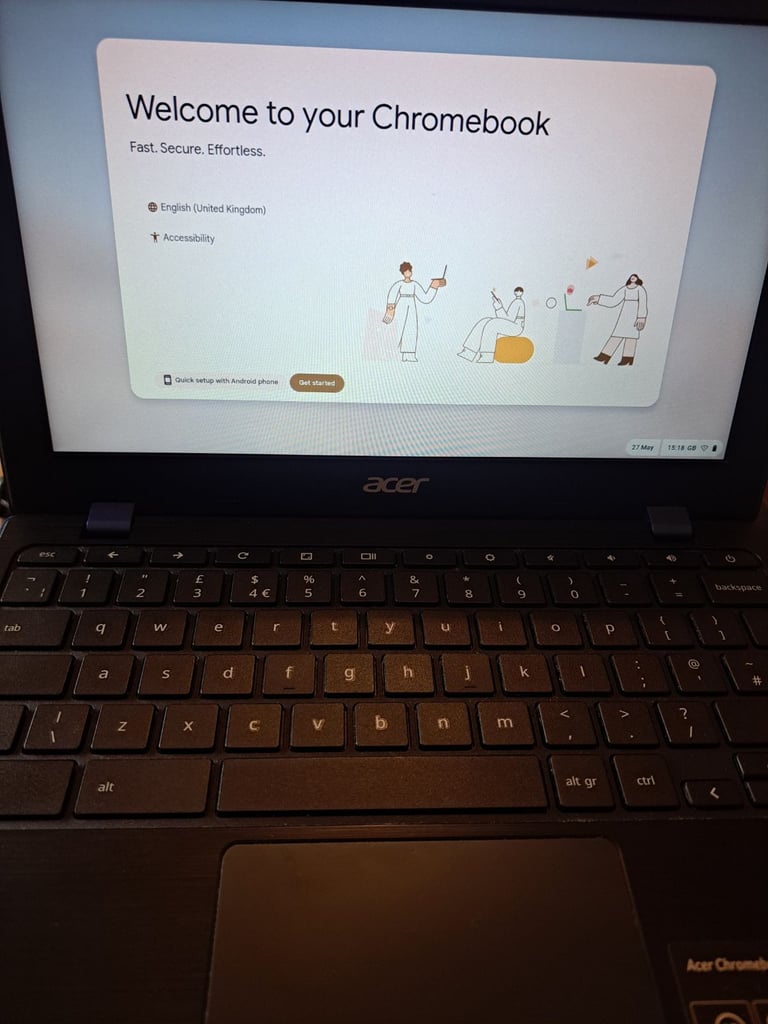 image for Acer chromebook no charger included 