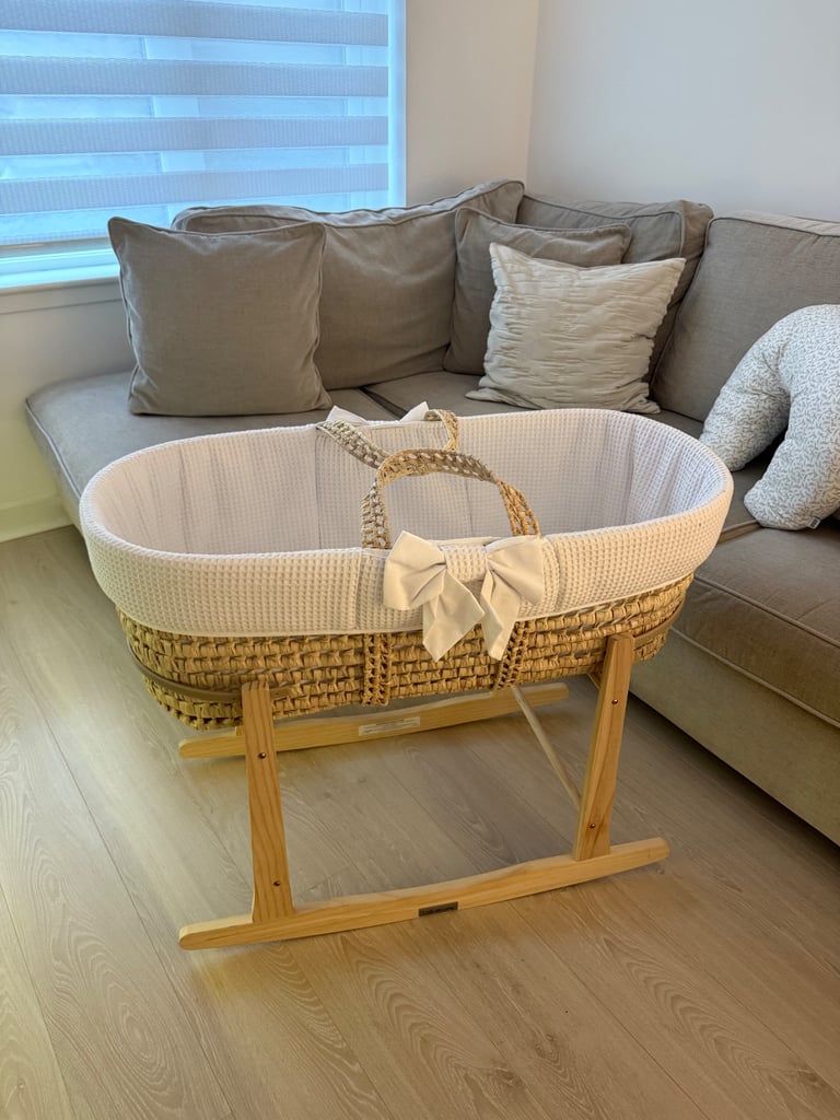 image for Claire de lune limited edition Moses basket 