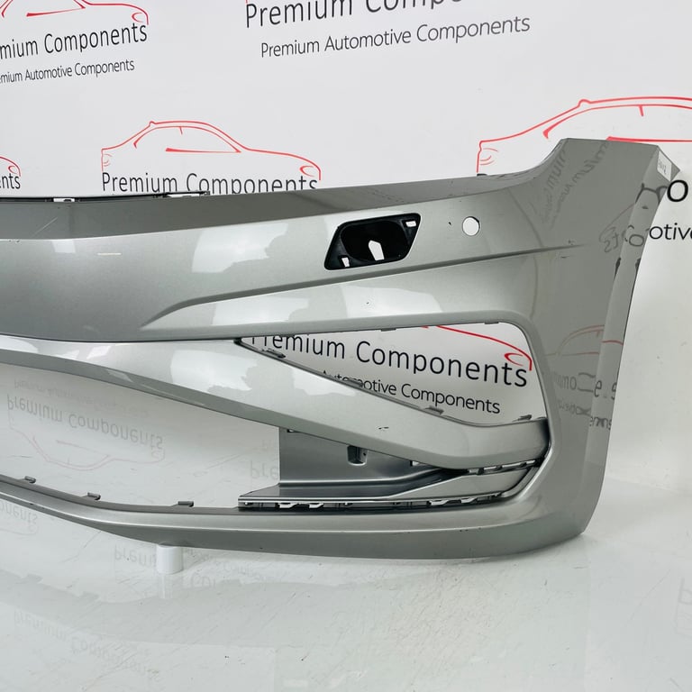 VW Golf Sportsvan Front Bumper Genuine Silver Sv Plus 2017 - 2021 [an112]