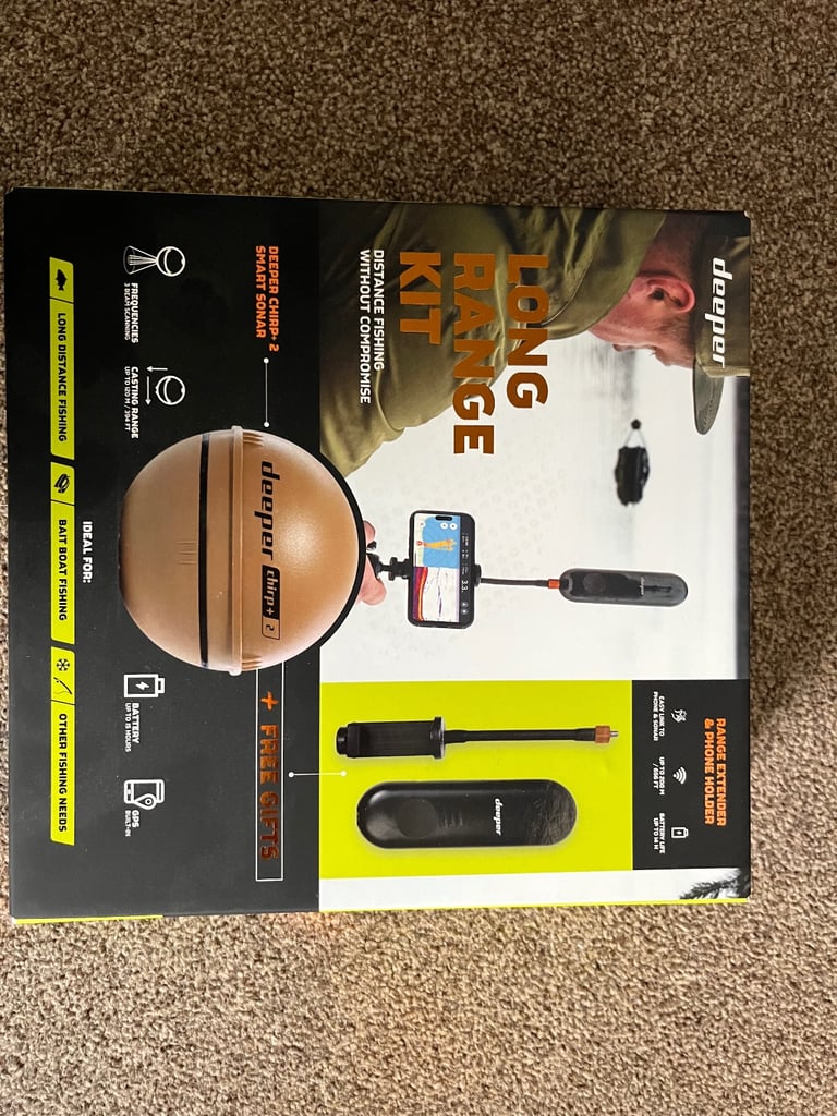 Ridgemonkey hunter bait boat & deeper chirp+2 long range kit