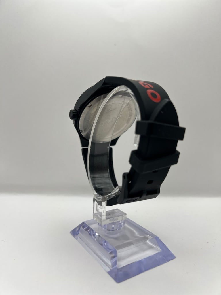 Hugo Boss 1530343 LIT Series Quartz Watch – 42mm Black Dial, Mint Condition
