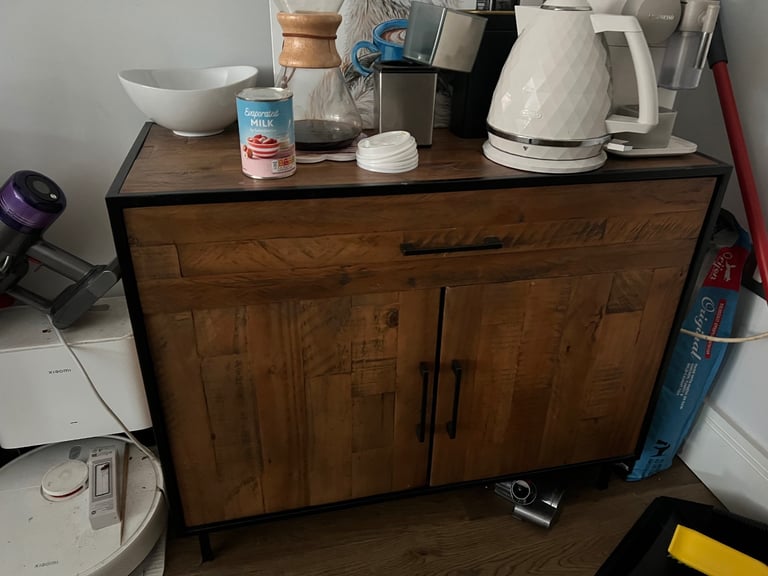 Solid Wood Sideboard/Cabinet - As-New Condition