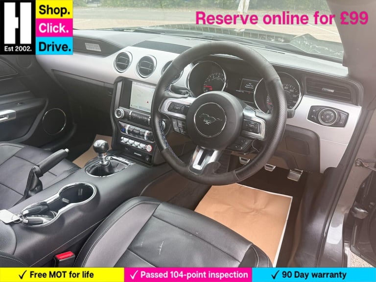 2017 Ford Mustang 2.3T EcoBoost Fastback 2dr Petrol Manual Euro 6 (317 ps) COUPE Petrol Manual