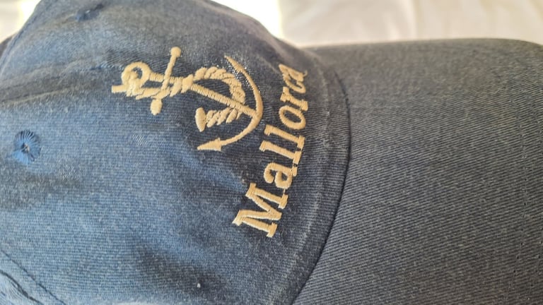 image for Mallorca adults adjustable rope and anchor motif baseball cap in very good condition