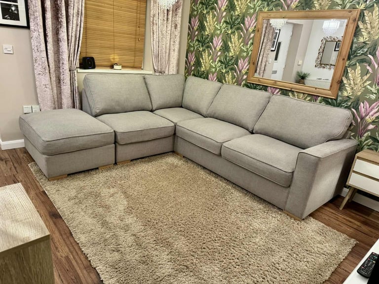 Grey Corner Sofa - Can deliver 