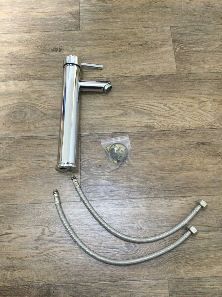 Chrome Monobloc Basin Mixer Tap