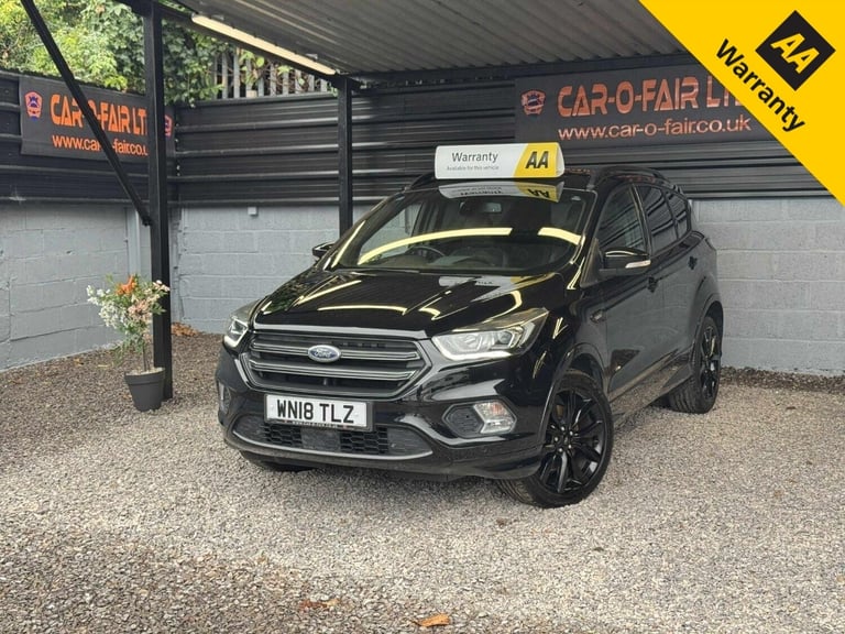 image for FORD KUGA 2.0 TDCi ST-Line X Black Manual Diesel 2018+PAN-ROOF+SAT-NAV+AUX+B-TOT