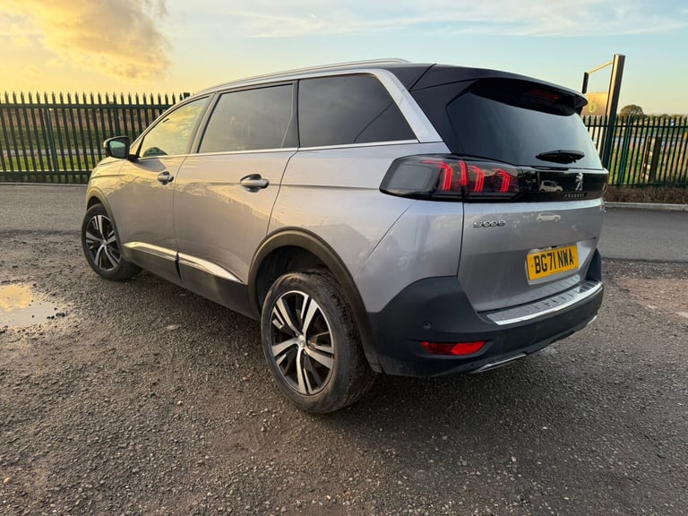 2021 71 PEUGEOT 5008 1.2 GT PURETECH 7 SEATER AUTOMATIC PETROL GREY EURO 6