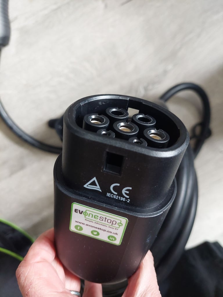 EV OneStop Type 2 charging cable