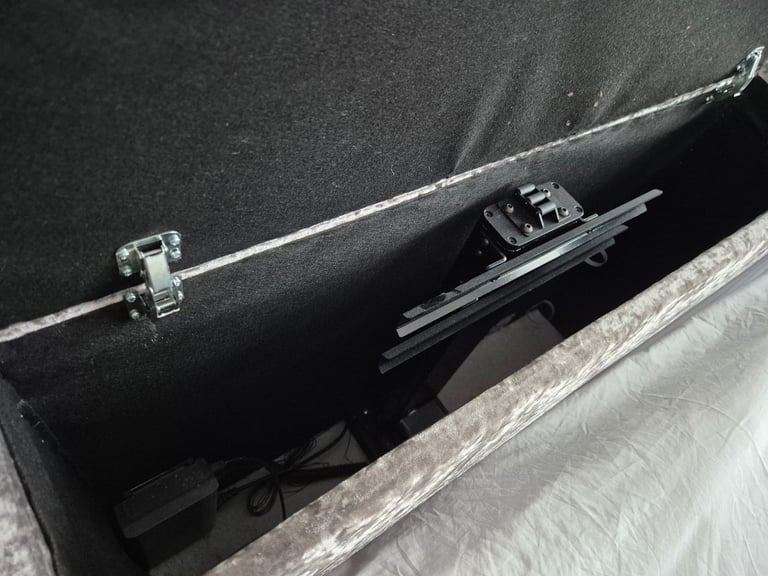 King Size bed with integrated TV Stand for sale