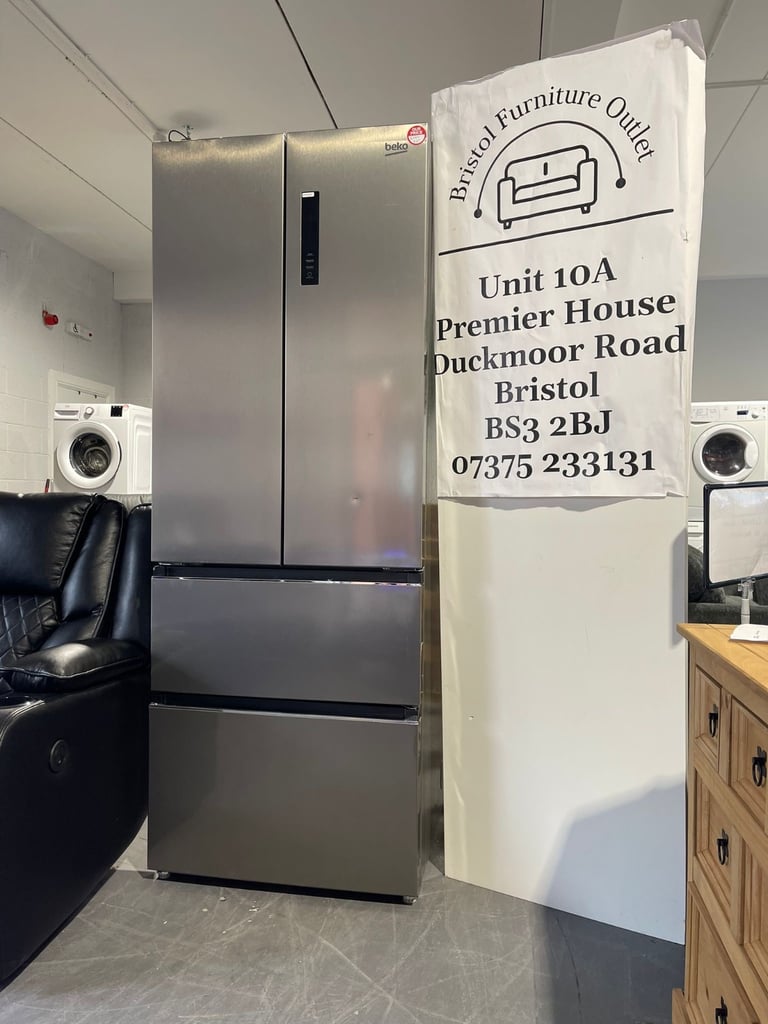 Ex Display Beko American Style Fridge FREEZER- CAN DELIVER!