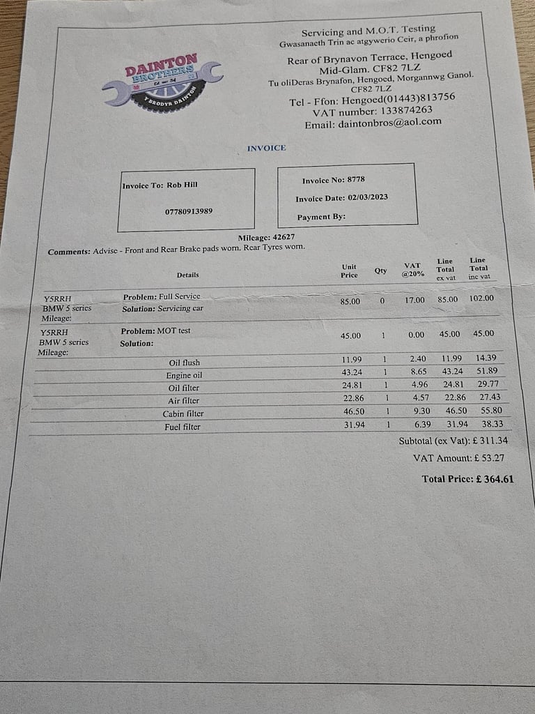 BMW, 5 SERIES, Saloon, 2016, Manual, 1995 (cc), 4 doors