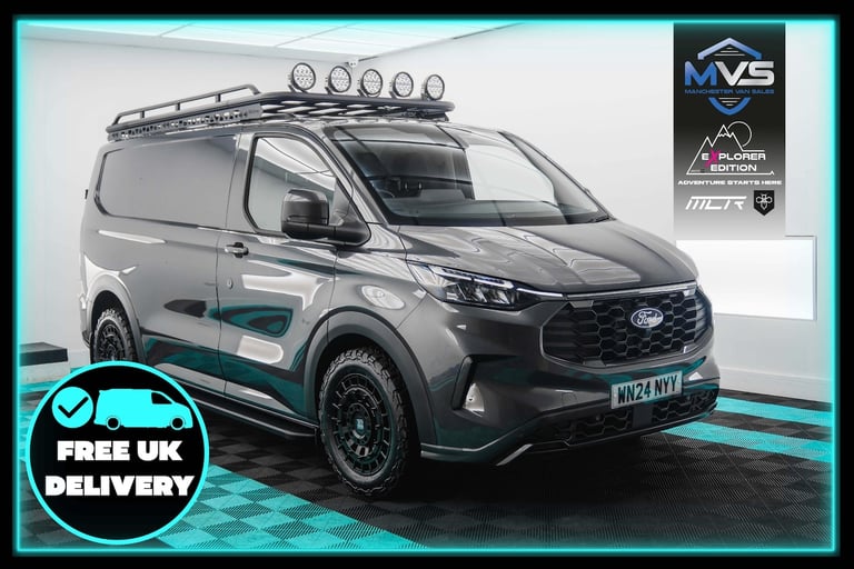image for FORD TRANSIT CUSTOM 2.0 320 SWB HALO X SPORT EDITION AUTO - 20" ALLOYS