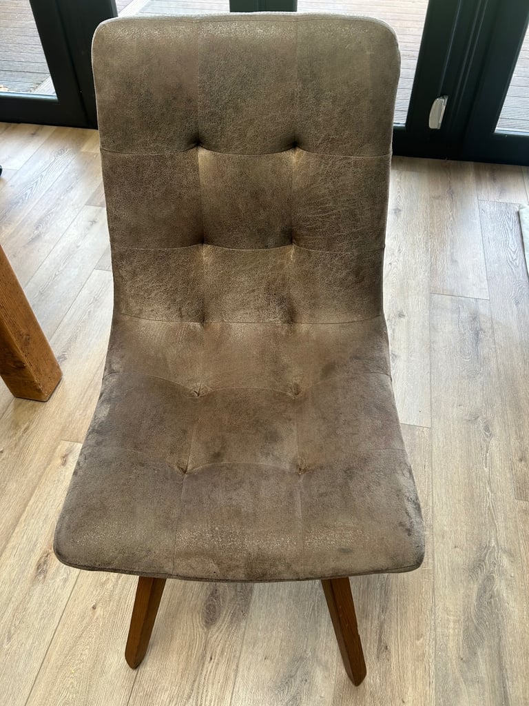 image for Leather dining chair