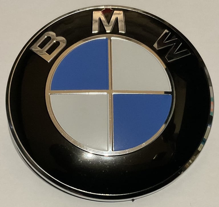 BMW 82mm & 74mm Bonnet Hood Trunk Rear Round Emblem Badge Blue White Silver Black Offers