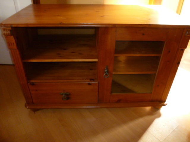 TV cabinet, Solid Pine 