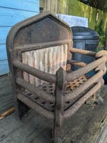 Arts and Crafts Inspired Cast Iron Fire Basket