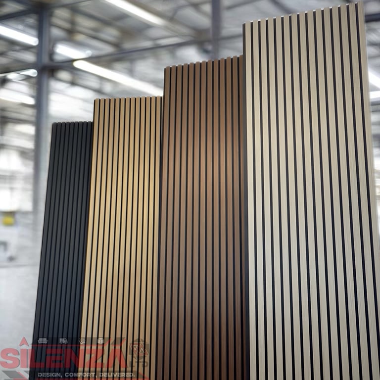 image for Premium Acoustic Slat Wall Panels 2400x600