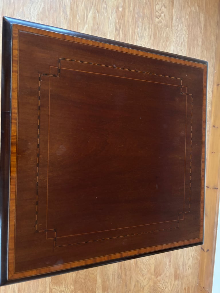 Revolving Mahogany Bookcase Inlaid Top