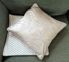 2 New Handmade Piped Cushion Covers (Romo fabrics)