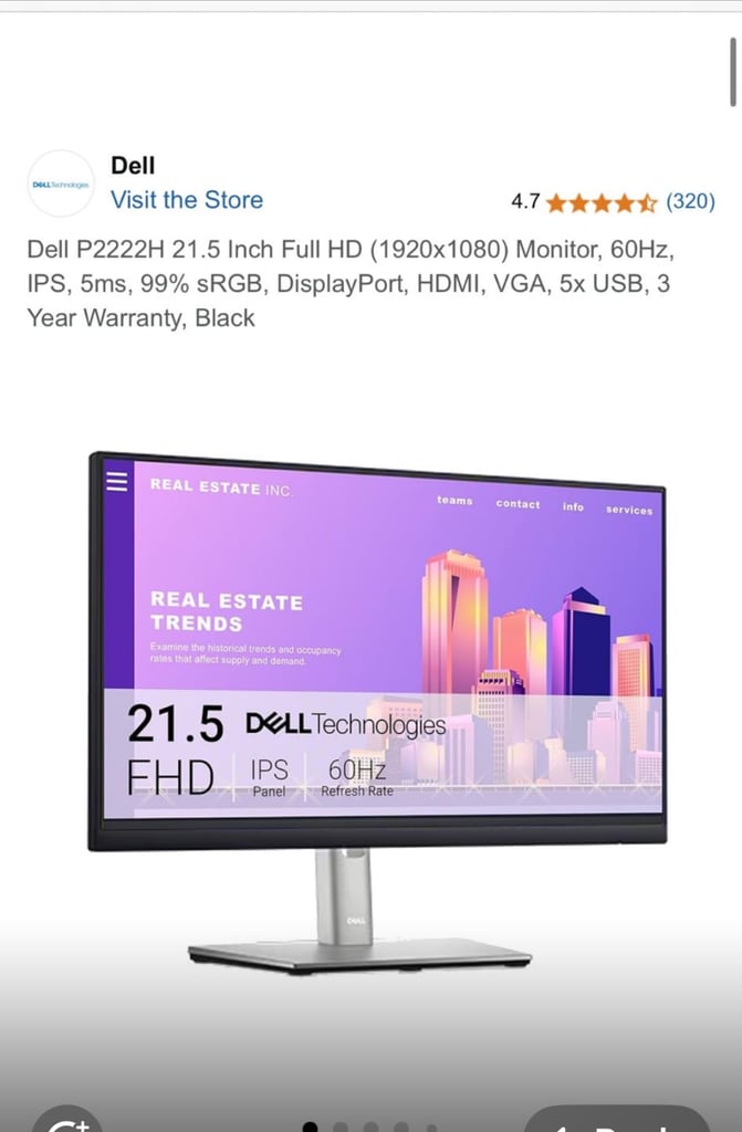 Dell Monitor brand new still in box 