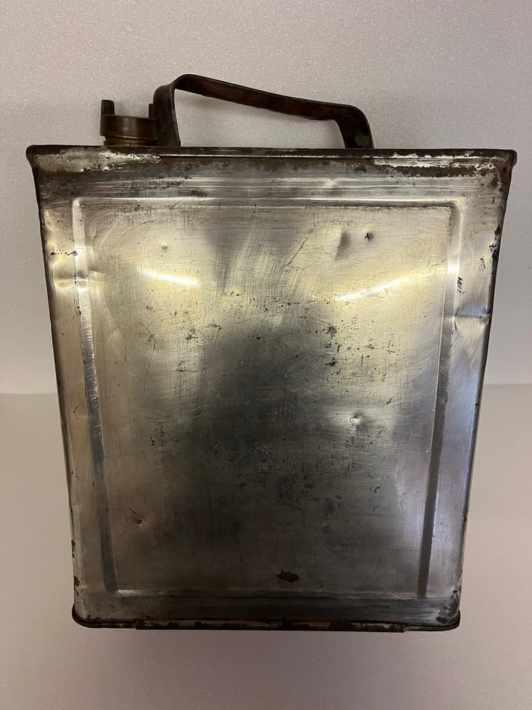 Vintage S & M 2 gallon petrol can
