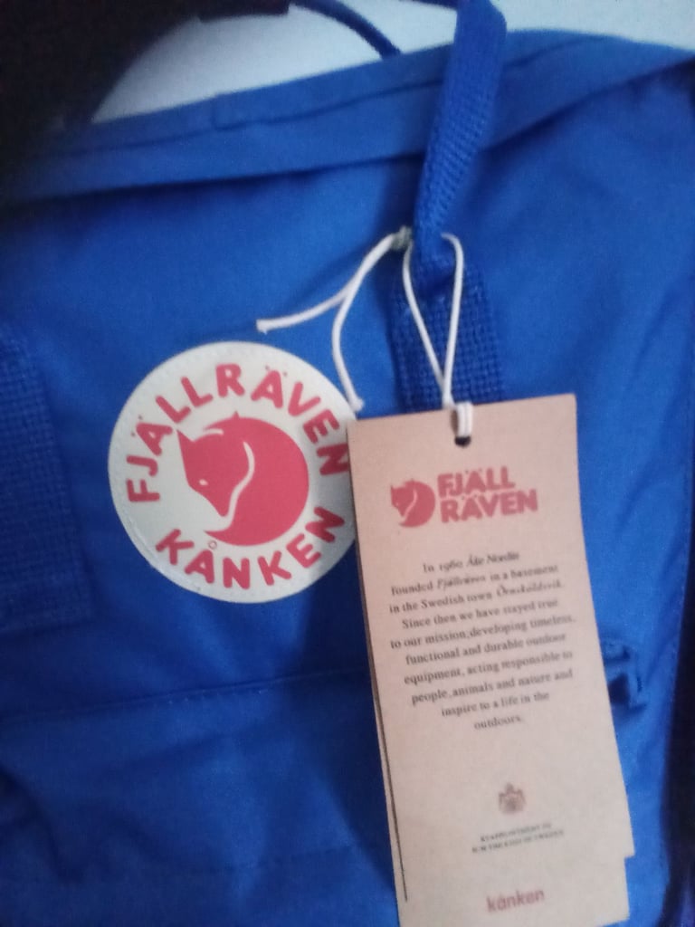 FJALLRAVEN KANKEN BACKPACK-NEW-LASER BLUE.