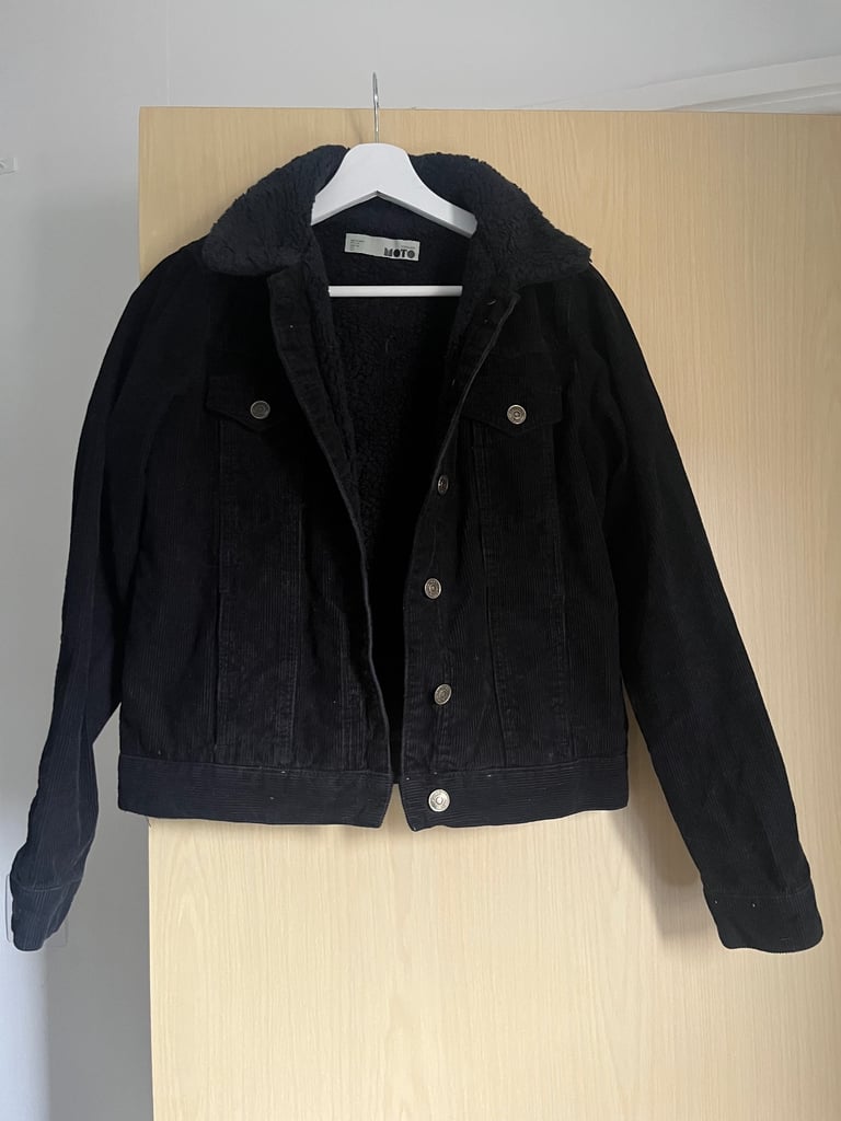 image for BLACK CORD FLEECE THICK JACKET