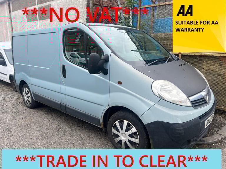 image for 2010 Vauxhall Vivaro 2.0CDTI [90PS] Van 2.7t PANEL VAN Diesel Manual